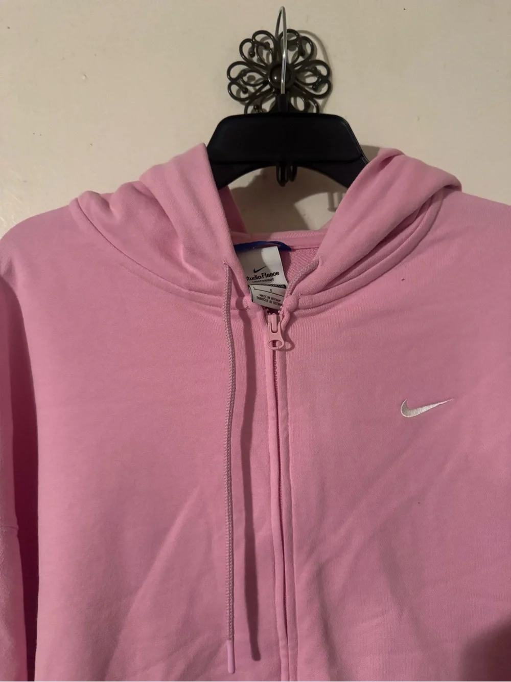 Nike Pink Full-Zip Hoodie